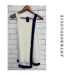 AnthropologieT shirt Los Angeles black white Top